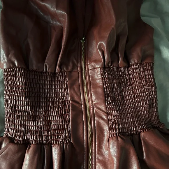 Anthropologie leather dress - Picture 4 of 5